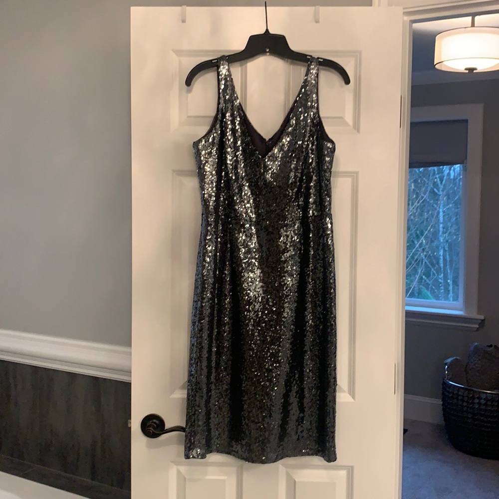 Black/silver sparkly Marina dress